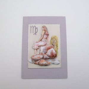 cartolina d'auguri 3D segno zodiacale Acquario