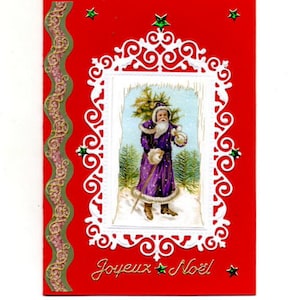 319 - Carte de voeux Joyeux Noêl St Nicolas