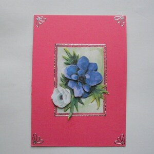 64 - anemone 3D greeting card