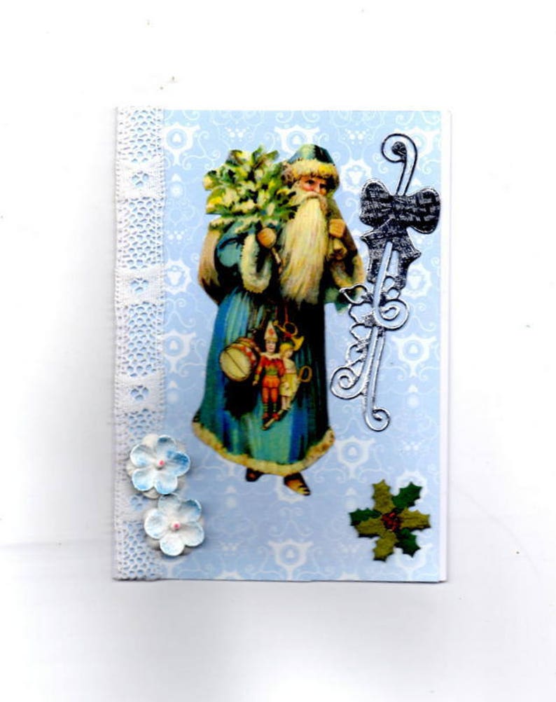 312 Greeting card for new year celebrations St Nicolas image 1