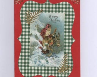 Vintage Santa Claus greeting card-269