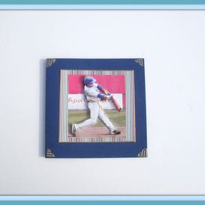 7 Carte de voeux  sport joueur de soft ball