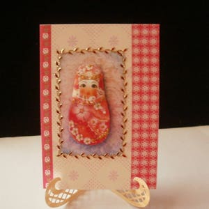 Carte de voeux matriochka  n°5