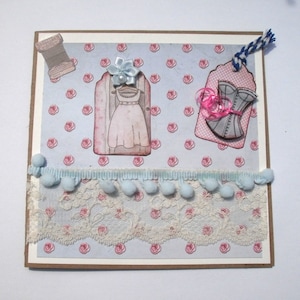 121 vintage couture greeting card