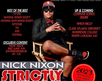 Custom Magazine Cover (Digital File) - Special Announcements or Invitations