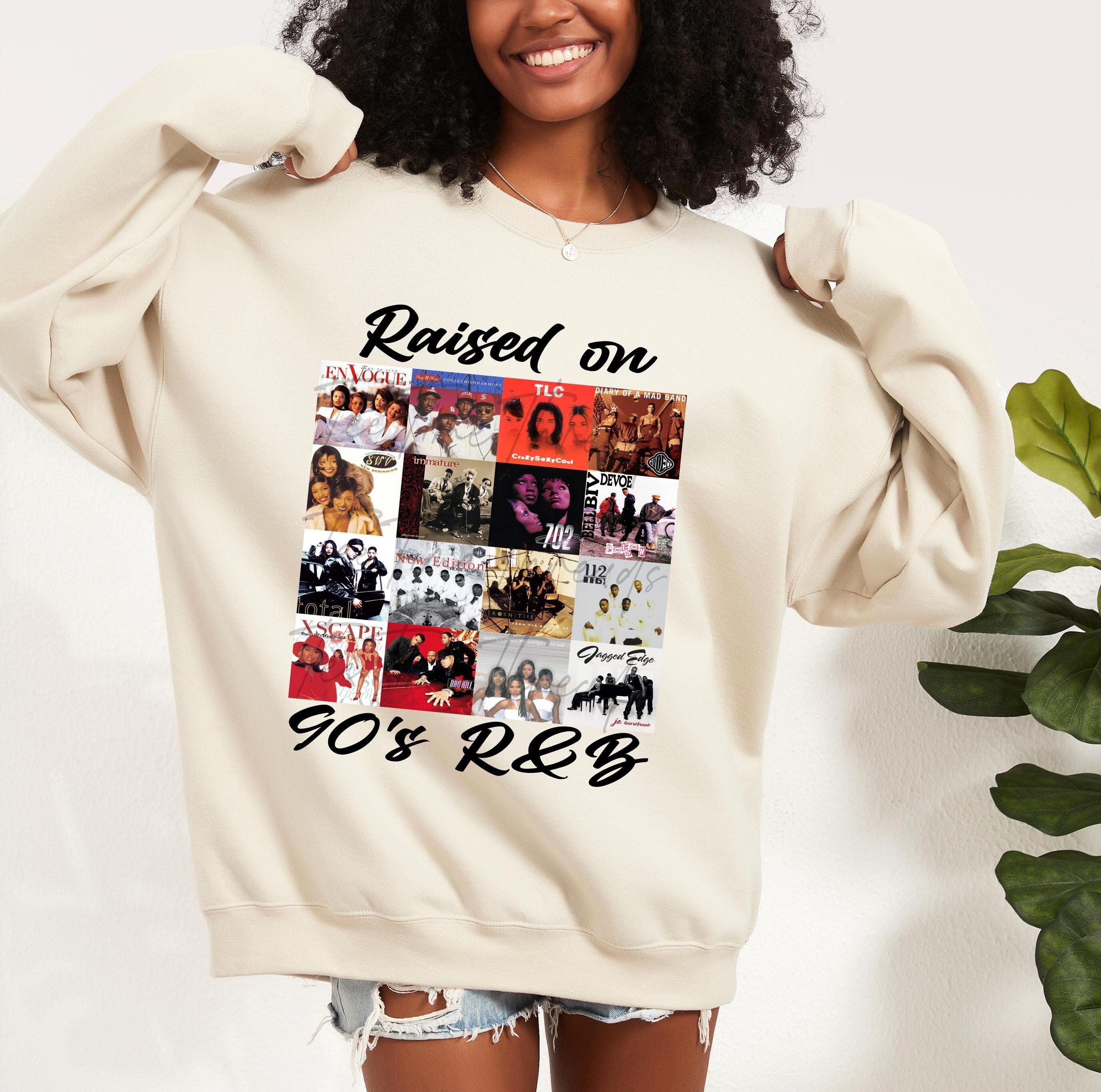 PNG File - Groups Edition - Raised on 90's R&B Album Cover - SVG