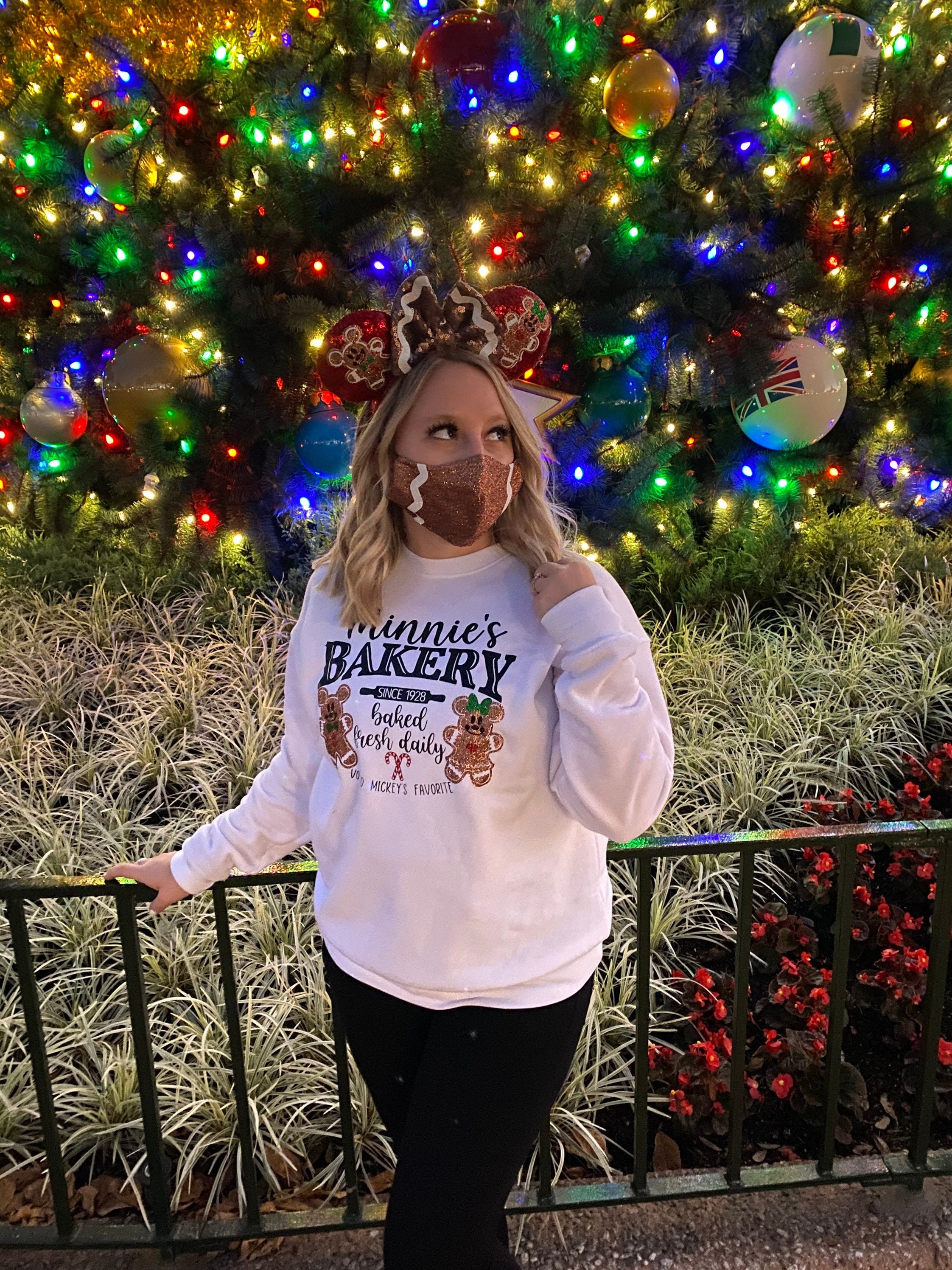 Minn's Gingerbread Bakery Sweatshirt Cozy Disney - Etsy New Zealand