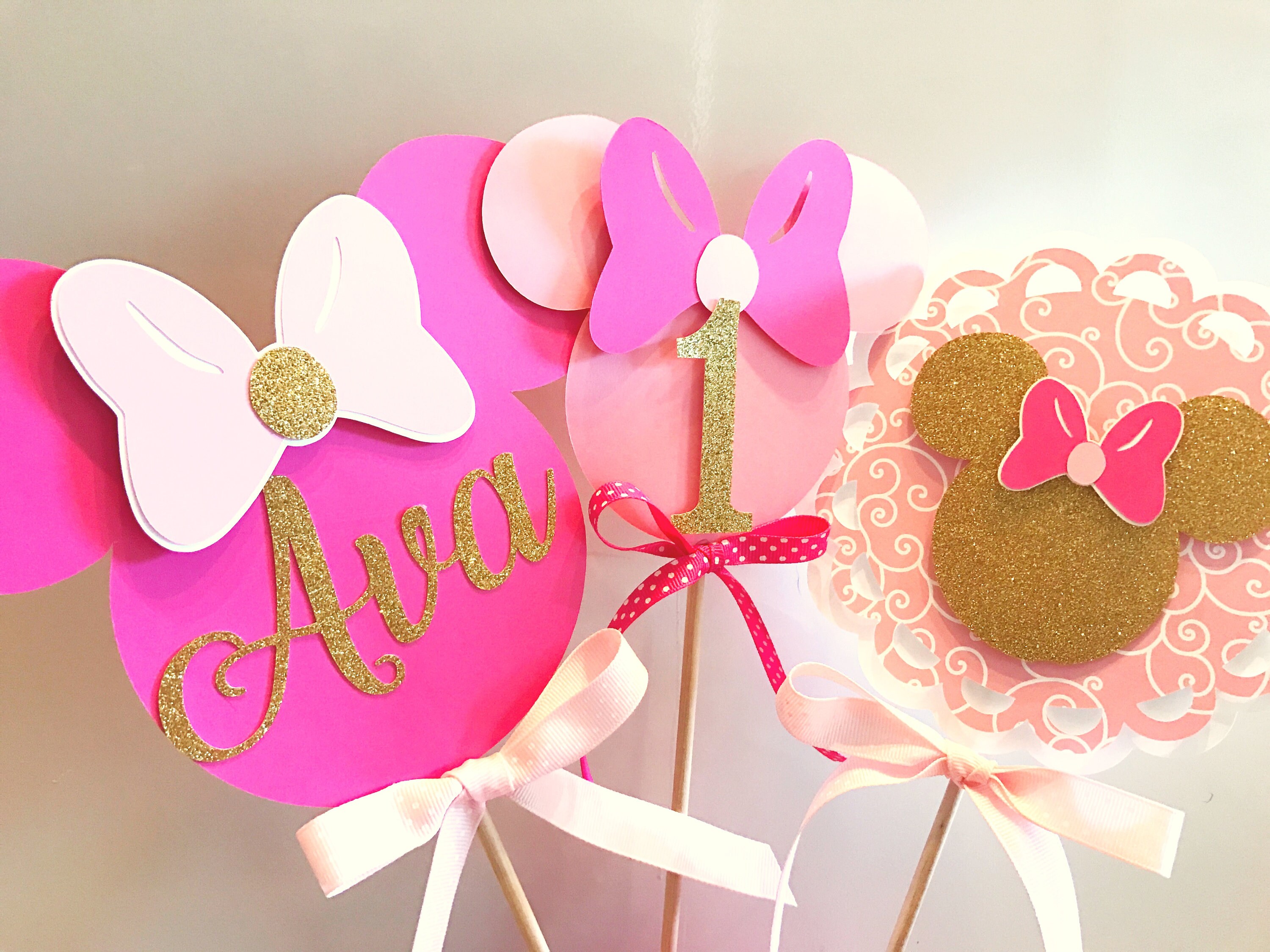 Minnie Mouse Centerpiece | Etsy