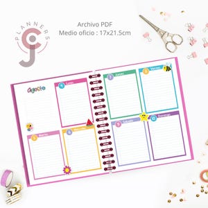 Agenda docente  2025-2026 / Medio oficio / Agenda maestras /(17x21.5cm)