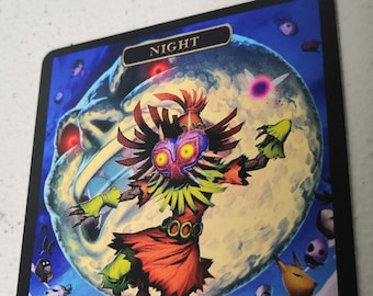 MtG Majora's Mask Day and Night Double Sided Token Alternative Art - EDH, Commander, Cube Draft and Casual