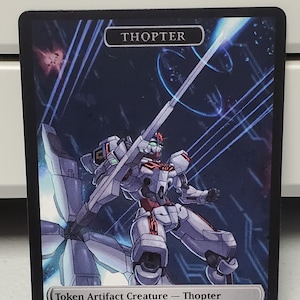 MTG Thopter 1/1 dubbelzijdig token alternatieve kunst - EDH, Commander, Cube Draft en Casual