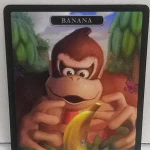 MtG Bananen Token doppelseitig Alternative Kunst - EDH, Kommandant, Würfel Draft und Casual