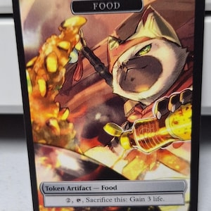 MtG Monster Hunter Food Double Sided Token Arte alternativa - EDH, Commander, Cube Draft e Casual