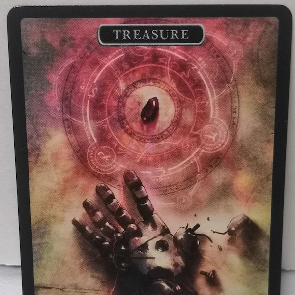 Mtg Treasure Token Etsy