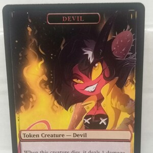 Mtg Devil 1/1 and 2/2 Bird Token Alternative Art - EDH, Commander, Cube  Draft and Casual - Etsy
