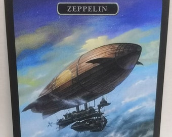 MTG　両面トークン　7枚セット　DOUBLE SIDED TOKENS MtG ツェッペリン 5/5 両面トークン 代替アート - EDH、統率者戦