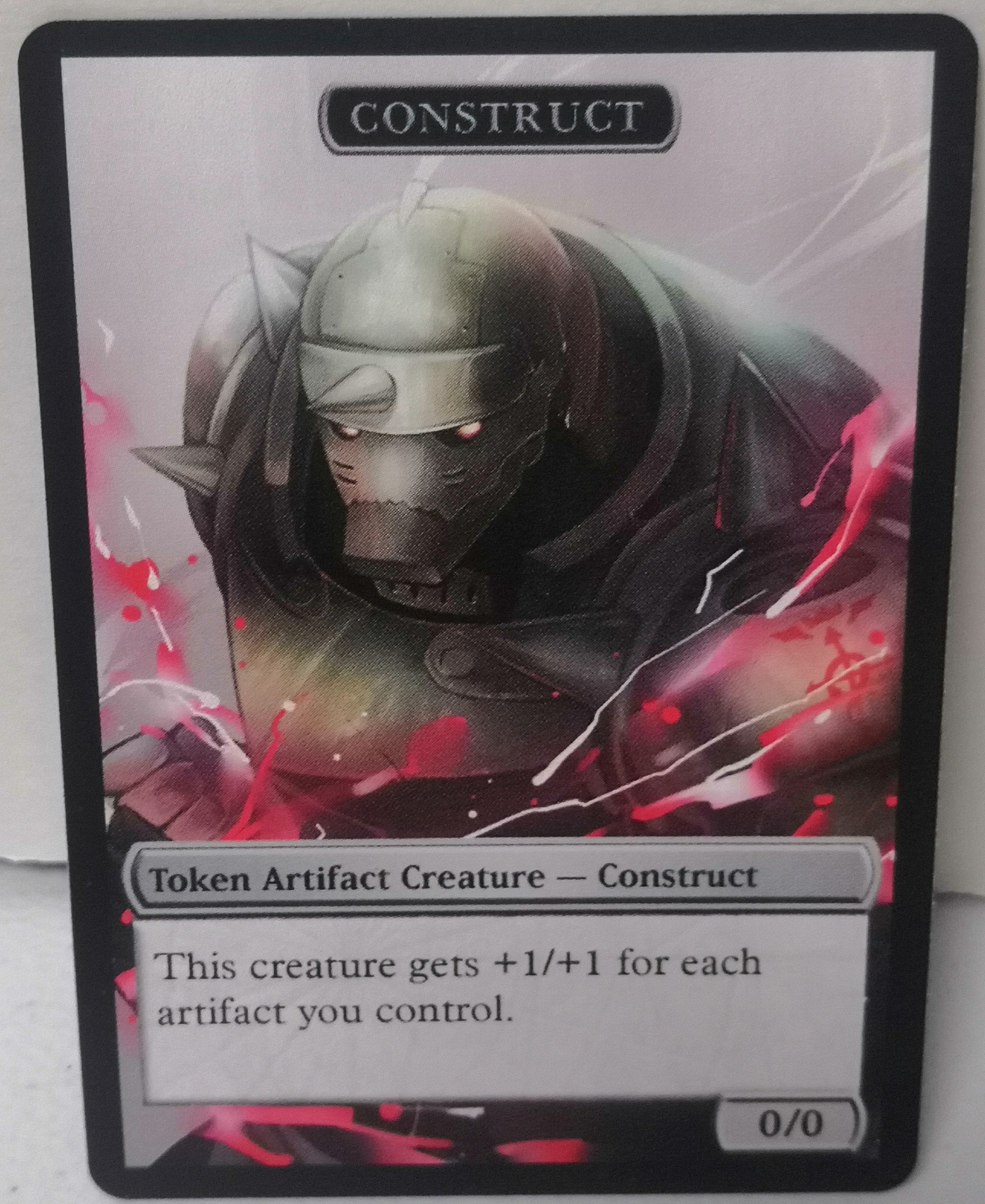 MtG 宝物トークンと構築物の両面代替アート - EDH、統率者戦