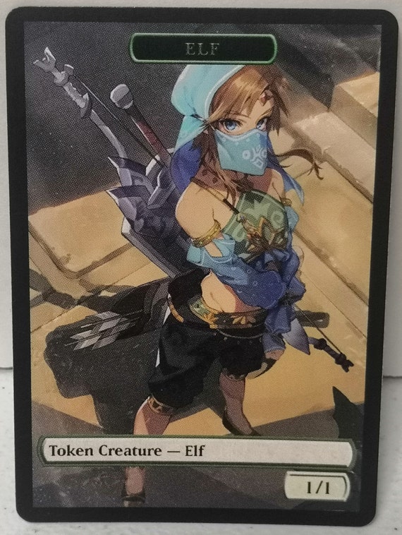Mtg Elf 1/1 Double Sided Token Alternative Art - EDH, Commander, Cube Draft  and Casual - Etsy Israel
