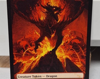 MTG Mathias Kollros ドラゴントークン foil サイン入り MTG Mathias Kollros ドラゴントークン foil サイン入り Foil
