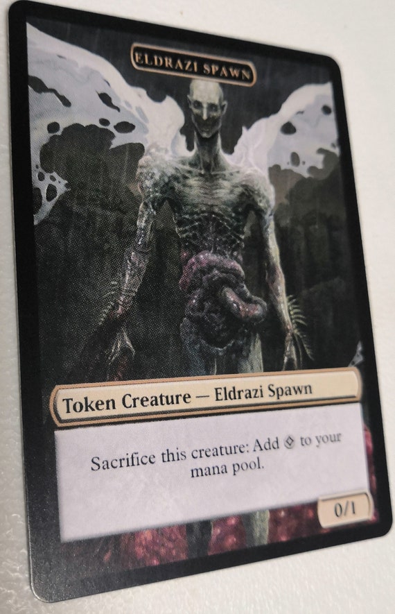 Mtg Eldrazi Spawn 0/1 and Eldrazi Scion 1/1 Double Sided Token - Etsy
