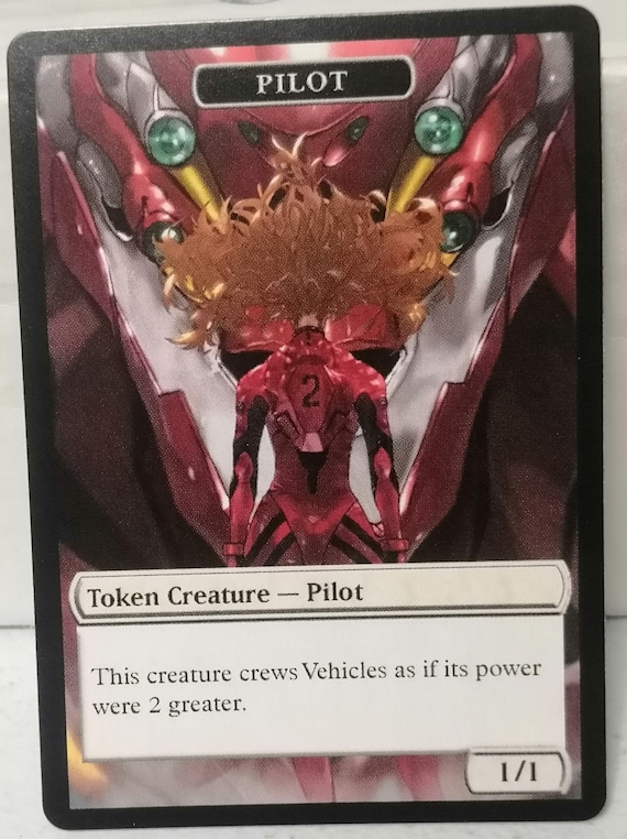 MTG　両面トークン　7枚セット　DOUBLE SIDED TOKENS MtG パイロット 1/1 両面トークン 代替アート - EDH、統率者戦