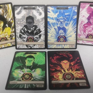 MtG Morph en Manifest 2/2 Token Alternative Art - EDH, Commander, Cube Draft en Casual