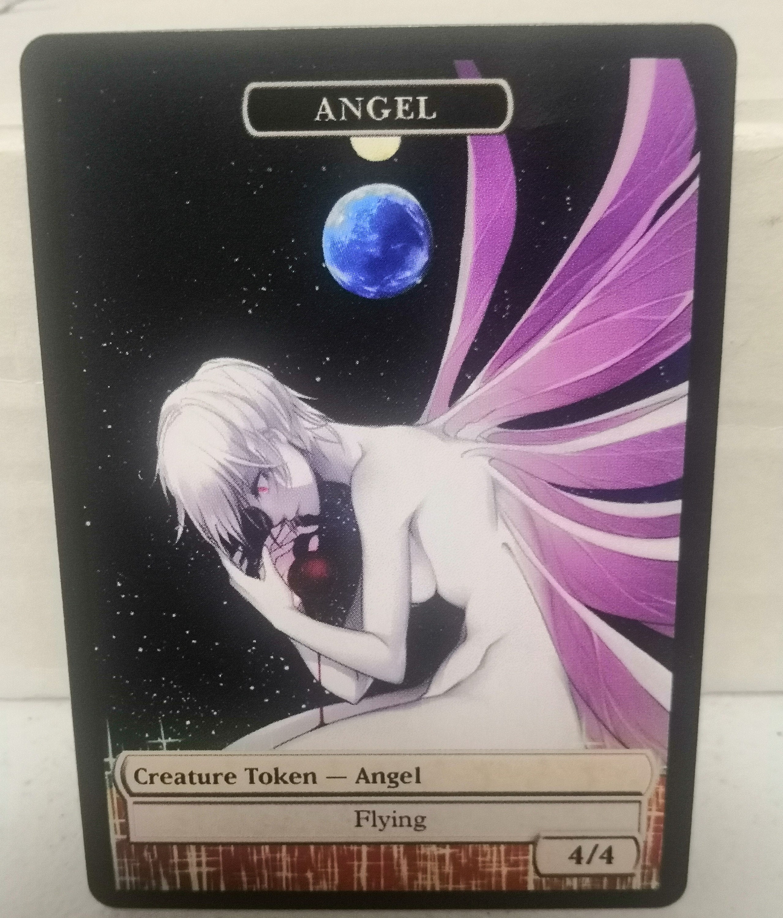 MtG Angel 3/3 i 4/4 Dwustronne żetony alternatywne - EDH