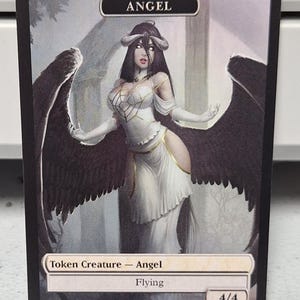 MtG Angel 4/4 Doppelseitiger Token Alternative Kunst - EDH, Kommandant, Cube Draft und Casual