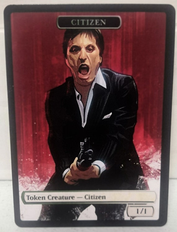 Mtg Citizen 1/1 Double Sided Token Alternative Art - EDH