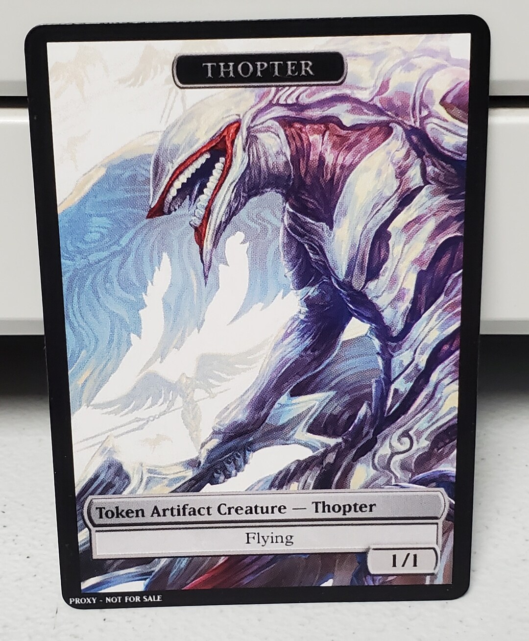 Mtg Thopter 1/1 Double Sided Token Alternative Art EDH, Commander, Cube ...