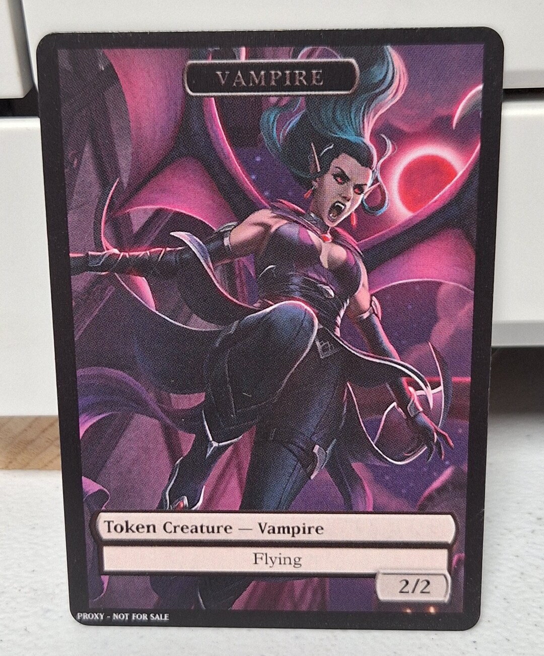 Mtg Vampire 2/2 With Flying and Vampire 2/3 With Lifelink