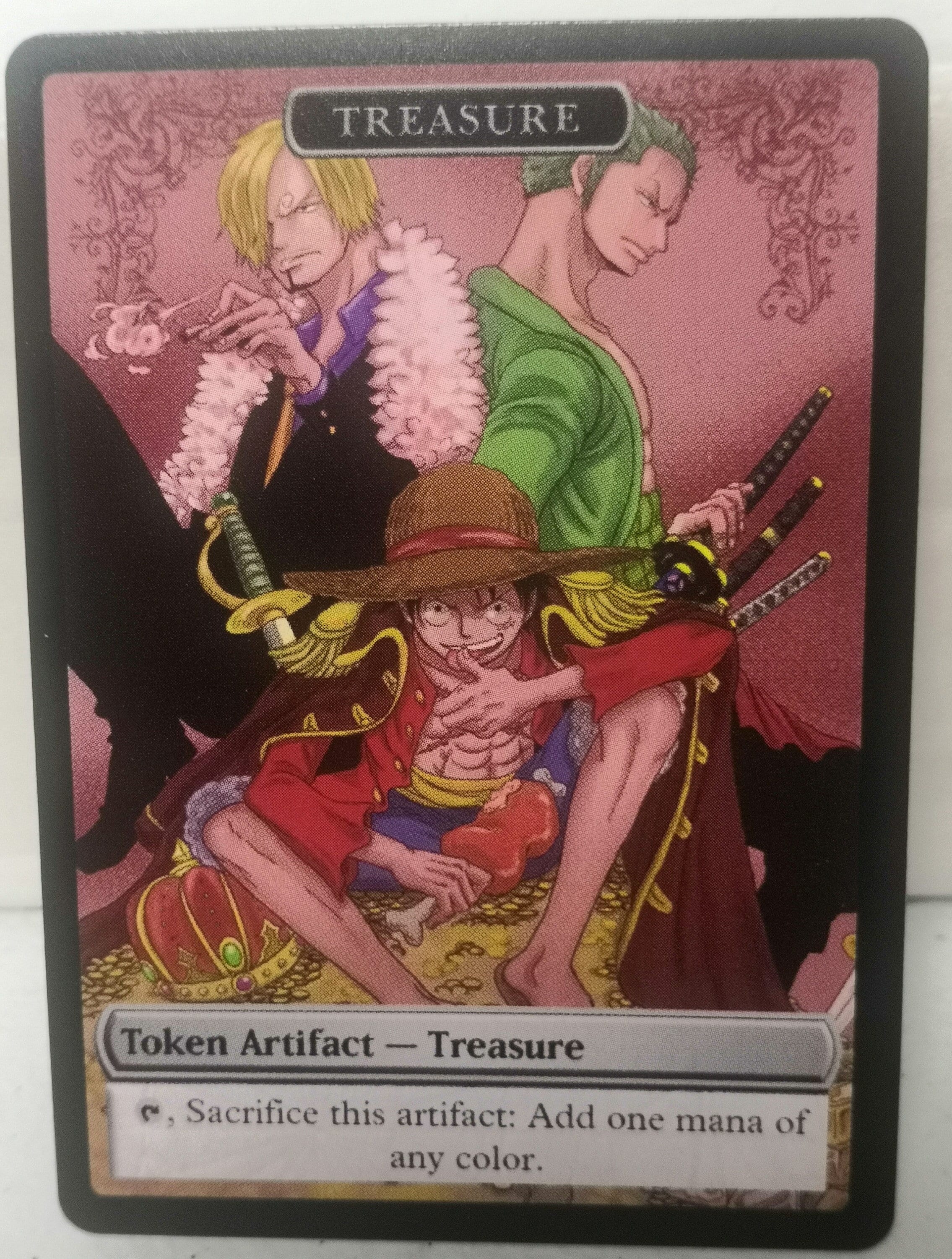 Mtg Treasure Token Double Sided Alternative Art - EDH