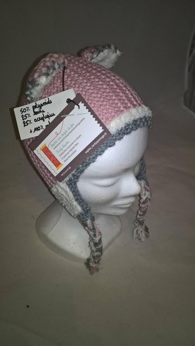 Handknitted child Peruvian Hat