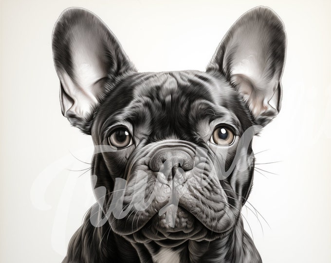 French Bulldog JPG, Puppy Clipart - Printable Clipart, High Quality JPG Download, Frenchie