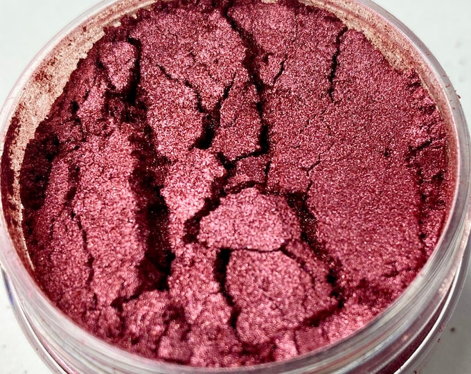 Pearlescent Mica Powder - 1 ounce jar - Sangria