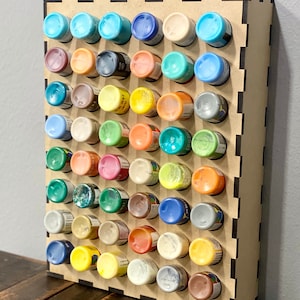 Acrylic Paint Storage | Craft Room Organizer