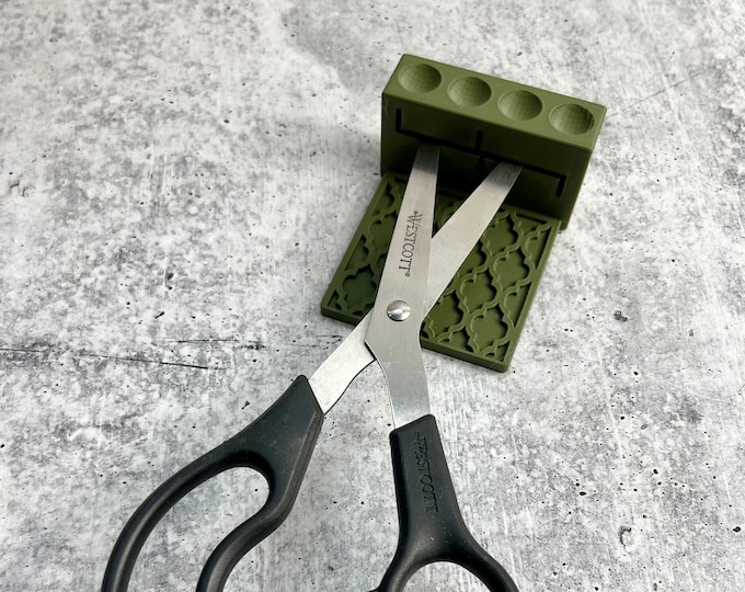 UV Adapter for Scissors - Glitter Scissor Adapter - Trauma Scissors - Green