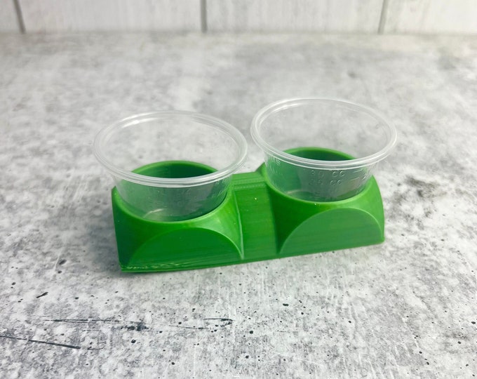 READ DESCRIPTION - Mixing Cup Holder - 1 oz (30ml) - 2 Count- Scratch and Dent Sale