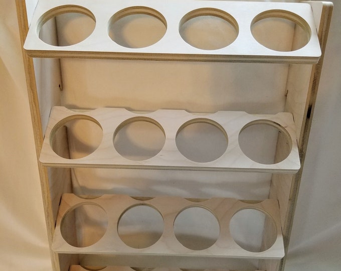 Wall Mounted Spray Paint Can Holder - 12 Count - Paint Storage - Organizer