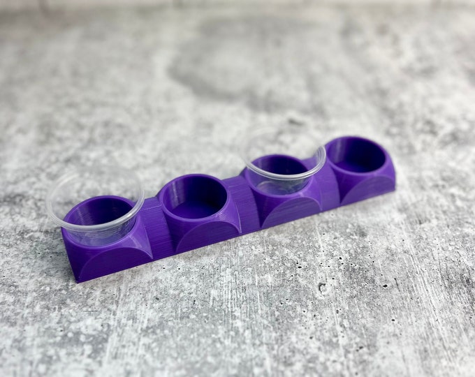 Mixing Cup Holder - 1 oz (30ml) - 4 Count - Purple
