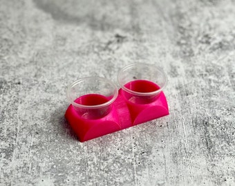 Mixing Cup Holder - 1 oz (30ml) - 2 Count - Pink