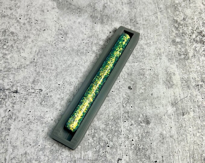 Epoxy Pen Cradle - Glitter Pen Cradle - Gray