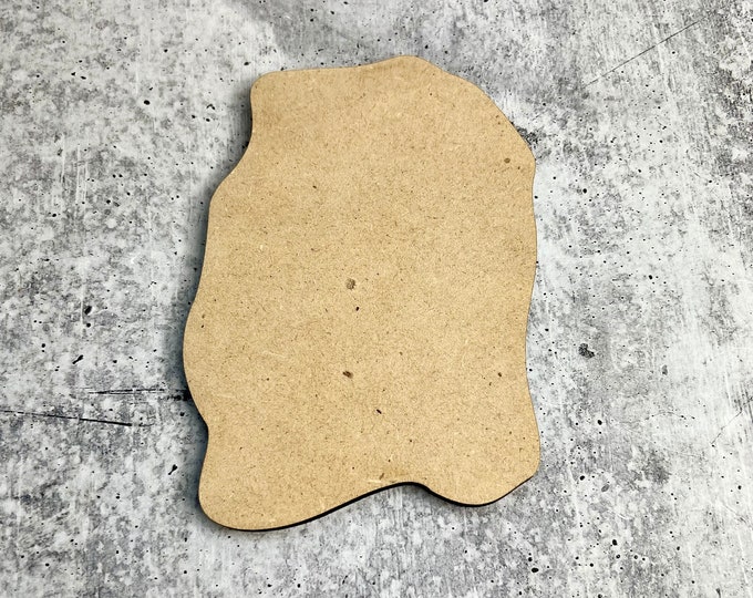 Geode Blank for acrylic pouring or resin art - 1/4" MDF