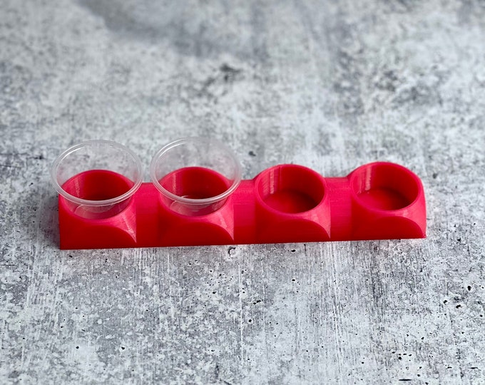 Mixing Cup Holder - 1 oz (30ml) - 4 Count - Pink