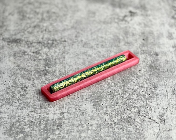 Epoxy Pen Cradle - Glitter Pen Cradle - Pink