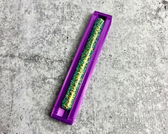 Epoxy Pen Cradle - Glitter Pen Cradle - Purple