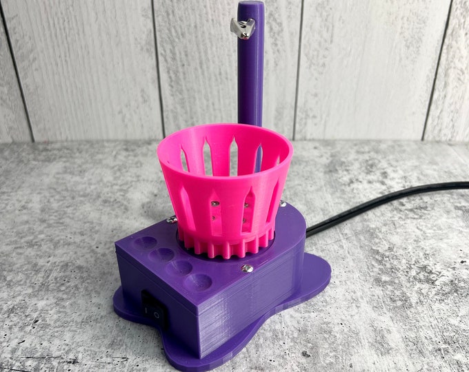 Purple / Pink Epoxy Mixer - Cup Turner Accessory - Resin Mixer