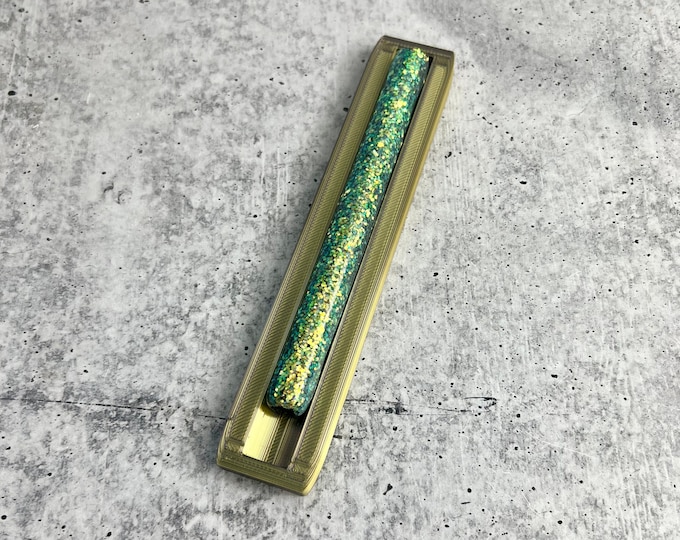READ DESCRIPTION - Epoxy Pen Cradle - Glitter Pen Cradle- Scratch and Dent Sale