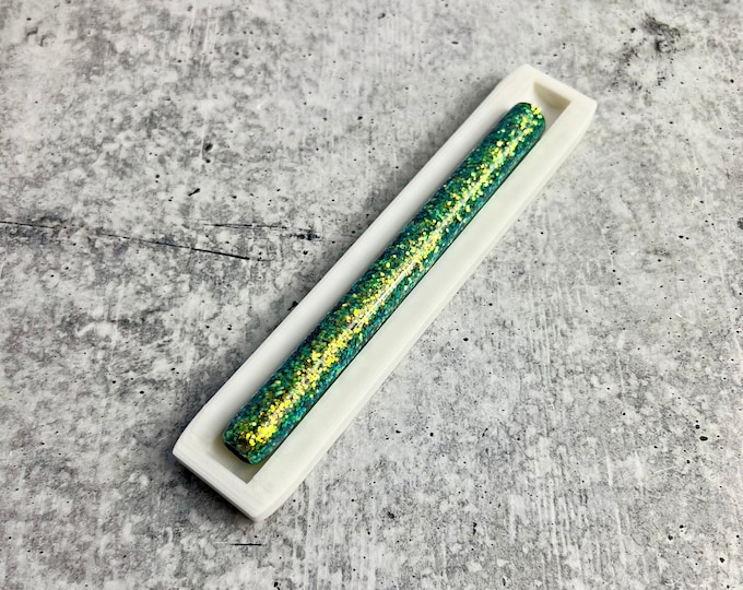 Epoxy Pen Cradle - Glitter Pen Cradle - White