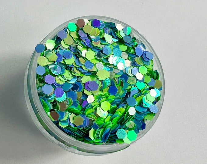 JUNE CLEARANCE - Jade Glitter Mix - Available in 1 oz